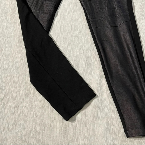 OLSEN WOMEN'S PANTS black shinny size 12 - Picture 2 of 15